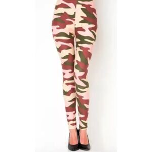 Reg One size Buttery Soft‎ Cozy Camouflage Leggings